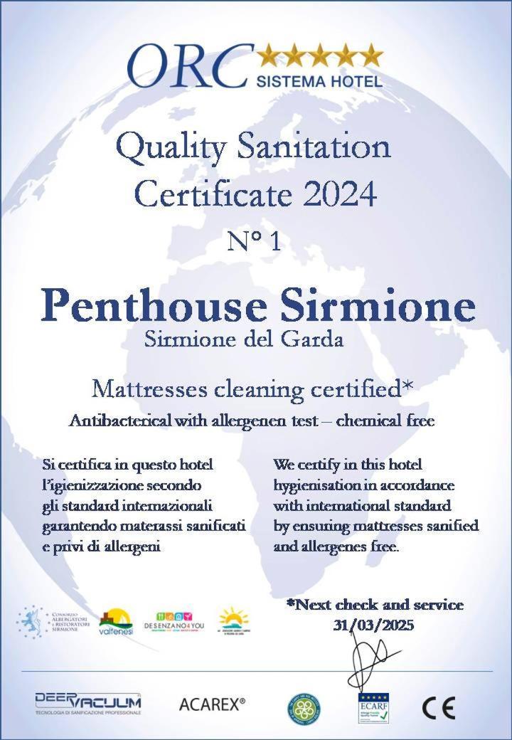Penthouse Sirmione Close The Lake Экстерьер фото